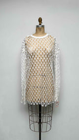 Dries Van Noten L/S Oversized Net Tunic