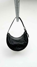 Marine Serre Eclips Mini Embossed Leather Bag
