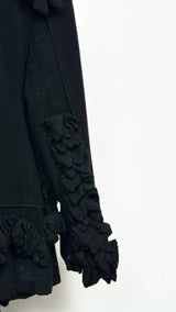 Boiled Wool Ruffle Comme Des Garcons Jacket