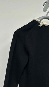 Chanel Frill-trim Cashmere Cardigan