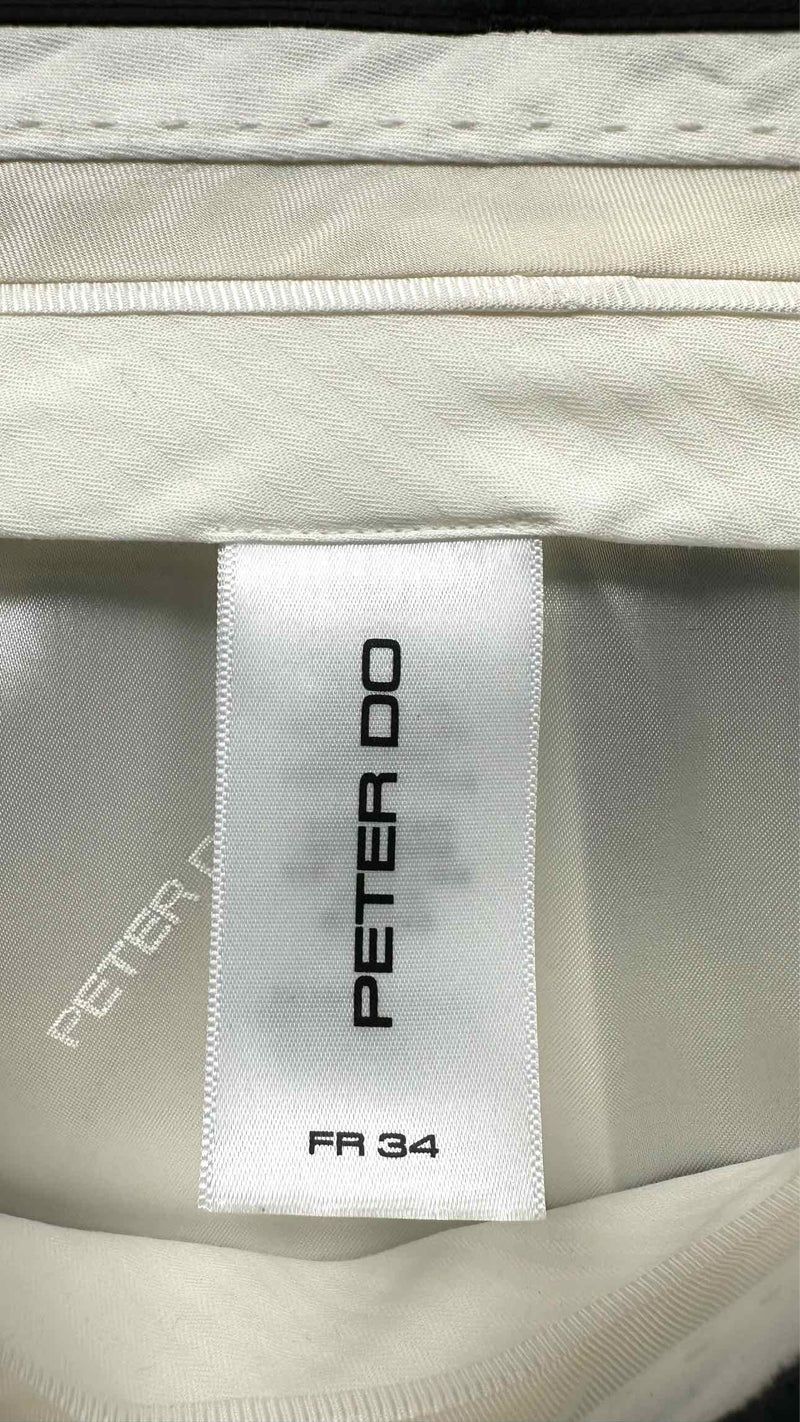 Peter Do Pleated Long Silk Skirt