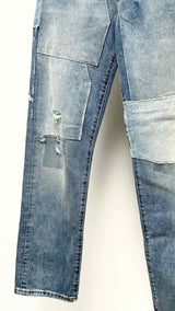 Acne Studios Distressed Patchwork Jeans