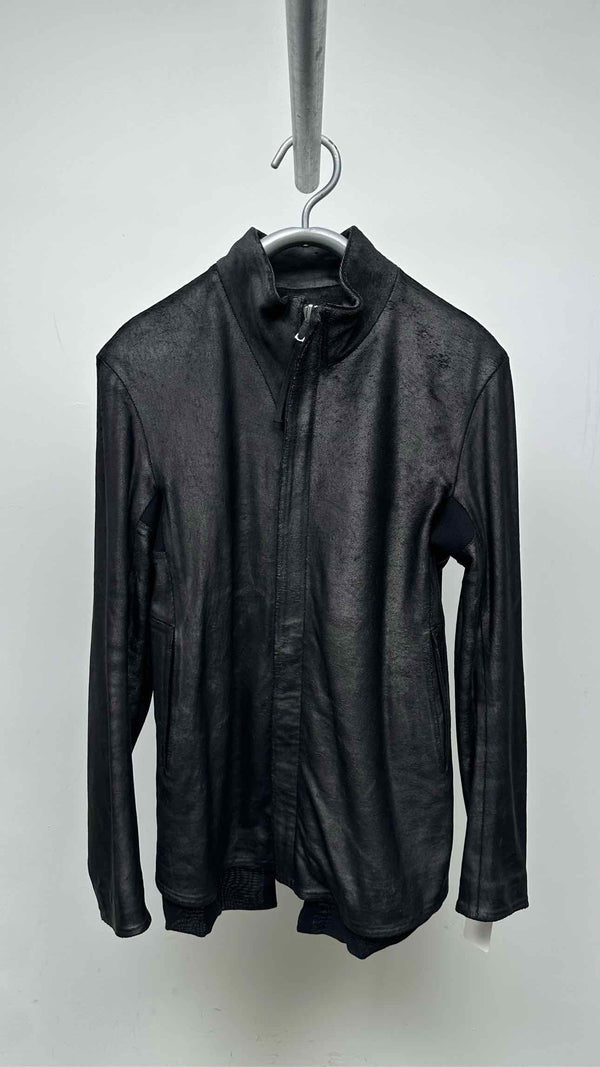 Boris Bidjan Saberi 3 Dimensions Cut Leather Jacket