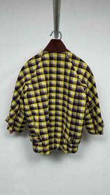 PRADA Plaid Track Jacket