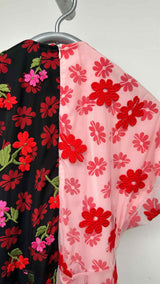 Simone Rocha Half and Half Floral Tulle Dress