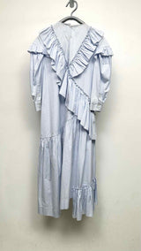 Simone Rocha H/S Stripe Tiered Fill Shirt Dress