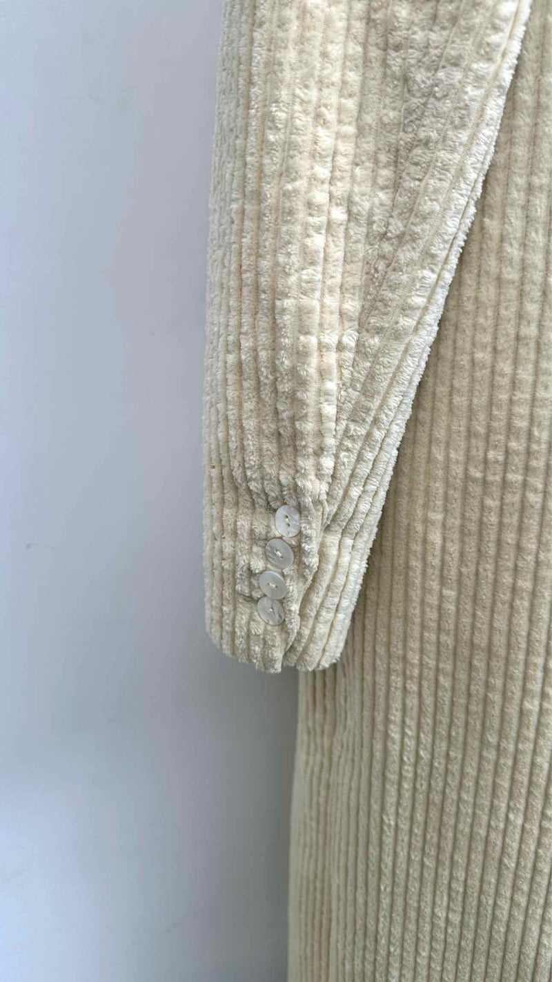 Interior Oversized Corduroy Long Coat