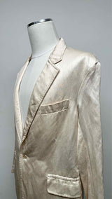 R13 Satin Oversized Wrinkle Jacket