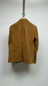 Undercover Dual-color Stand-up Collar Velvet Blazer Jacket