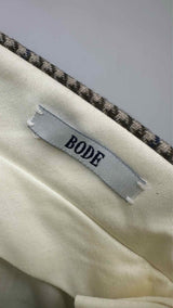 Bode Appliqued Houndstooth Wool Pants