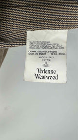 Vivienne Westwood Man Houndstooth Orb-embroidered Blazer Jacket
