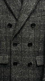 CELINE Prince of Wales Check Classic Coat