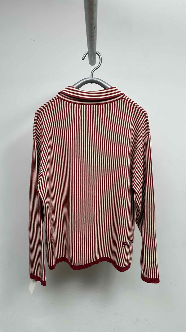 Bode Stripe Street Polo Sweater