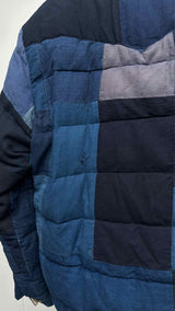 Visvim Denim Patchwork Down Jacket