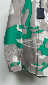 Louis Vuitton X Kidsuper Studio Oversized Monogram Face Camouflage Shirt