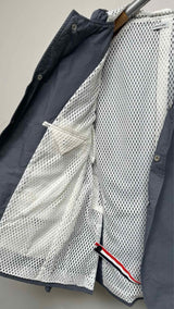 Thom Browne Unconstructed 4-bar Hooded Jacket