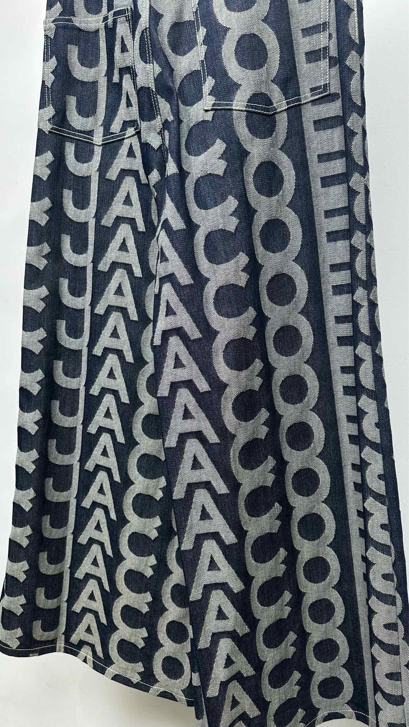 Marc Jacobs Monogram Wide Flare Jeans