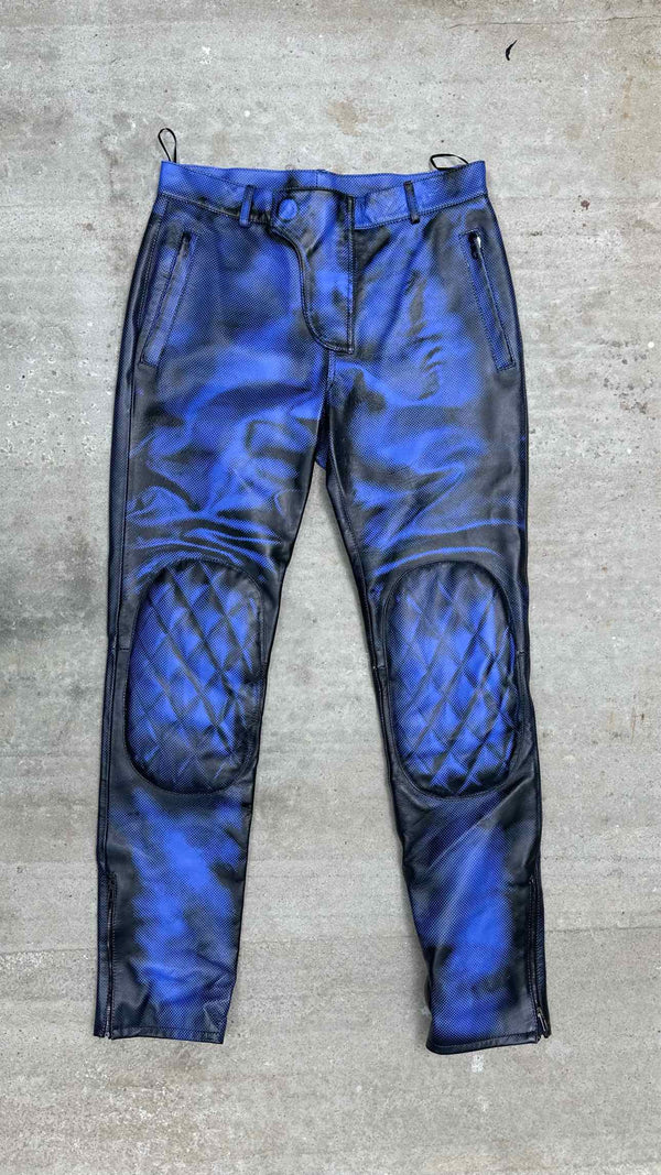 Moschino Couture Printed Leather Pants