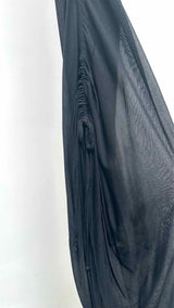 Jean Paul Gaultier Asymmetrical Chain-Strap Mesh Side-Gathered Drape Dress