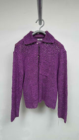 Bode Camp-collar Crochet Shirt