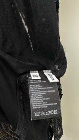 Ann Demeulemeester Silk Sequin Wrap Sheer Set-up