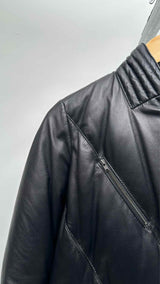 Helmut Lang Leather Down Jacket