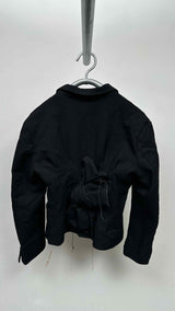 Comme Des Garcons Back-bow Corset Blazer Jacket