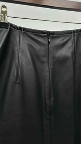 CELINE Leather Skirt