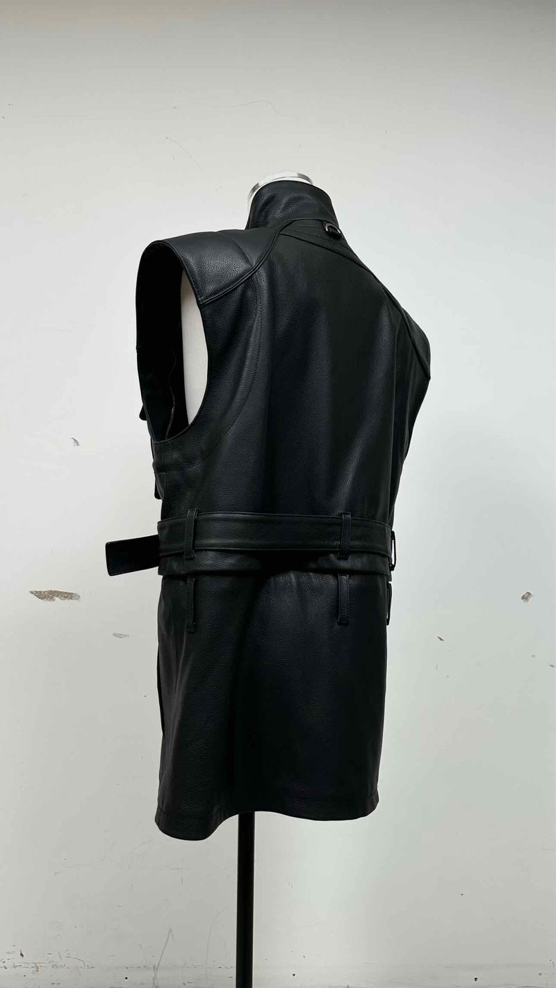 Off-White Oversized  Samurai Leather Coat