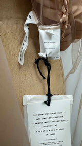 Roberts Wood S/S Hand-wrinkled Mesh Ruffle T-shirt Dress