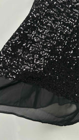 Comme Des Garcons N/S Sequin Tulle Top