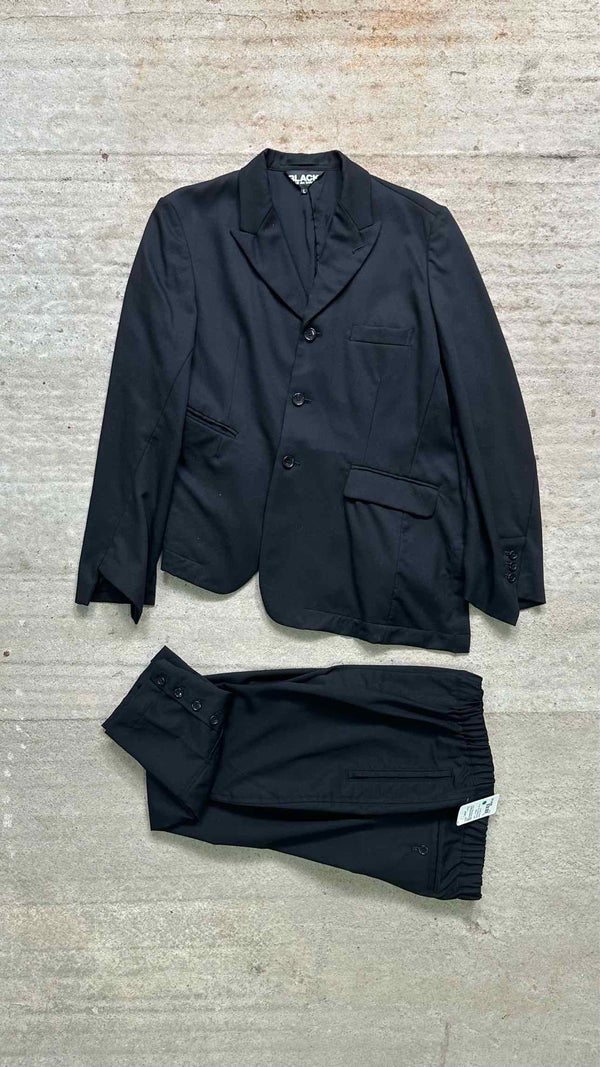 Black Comme Des Garçons Asymmetrical Suits