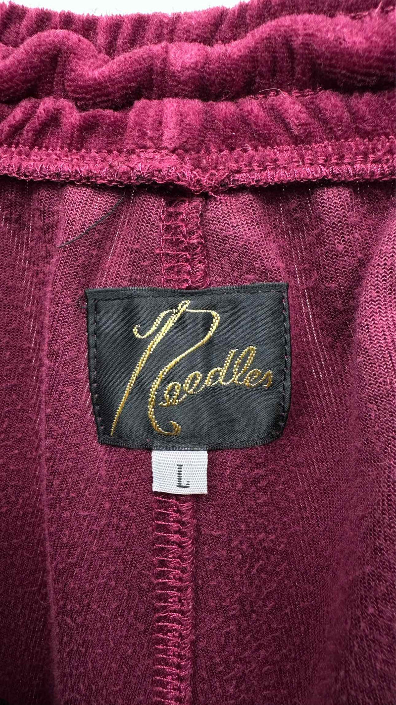 Needles Velvet Easy Track Pants