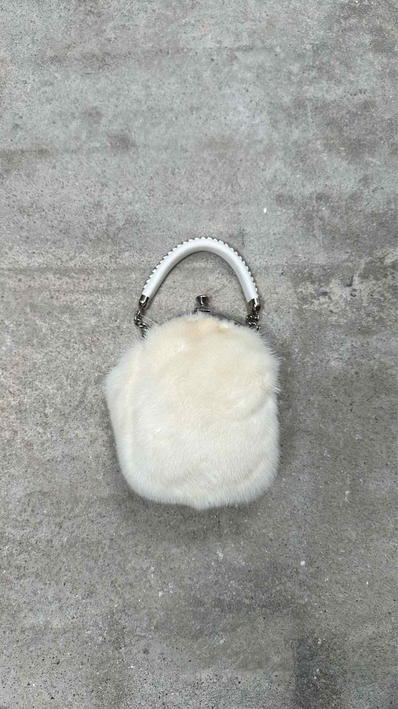 Fendi Rabbit Fur Flame Bag