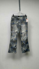 Fendi Feather-printed Flare Jeans