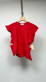 Comme Des Garcons N/S Layered-stitched Top