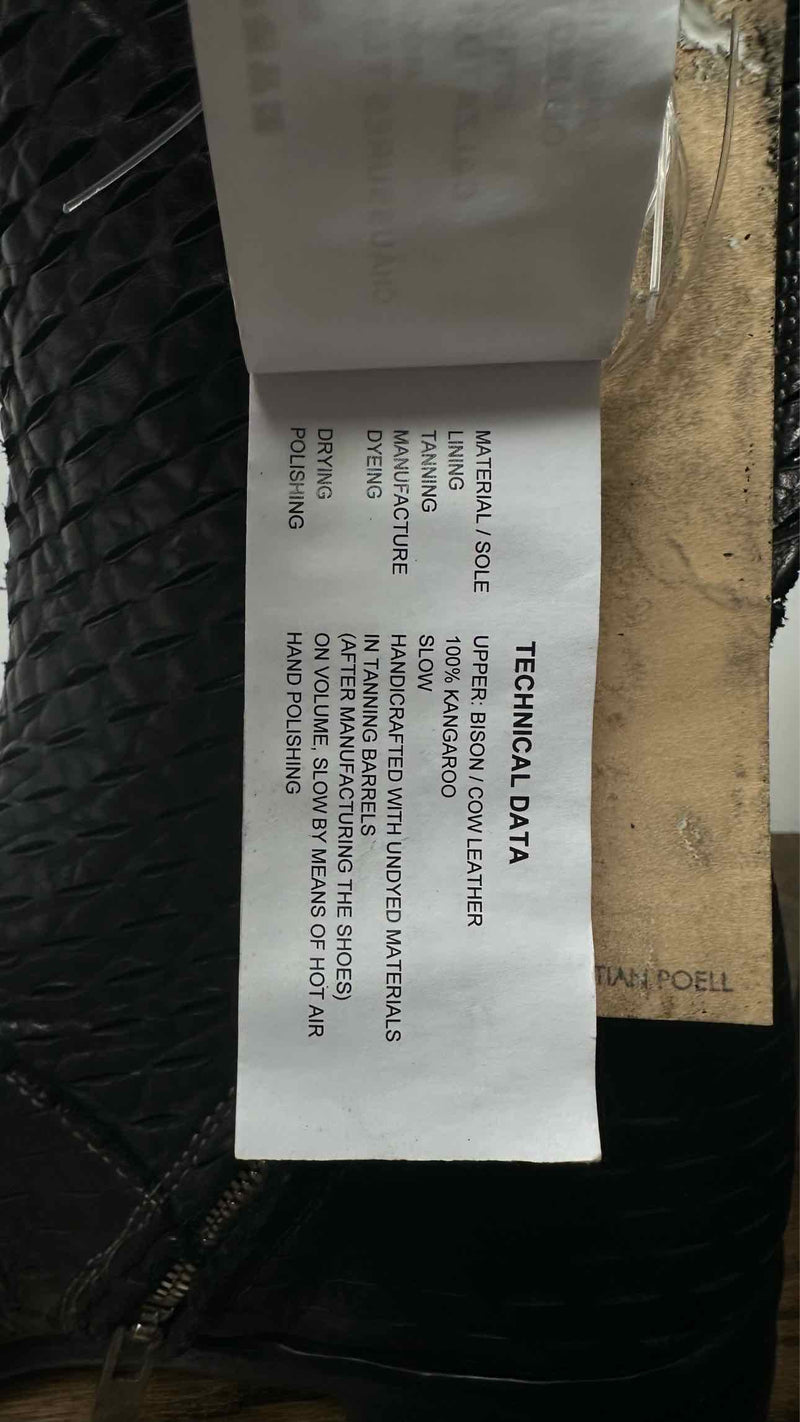 Carol Christian Poell Laser-Cut Tornade-Zip Boots