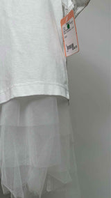 Noir Kei Ninomiya Mes-Layered Open-Back Tee