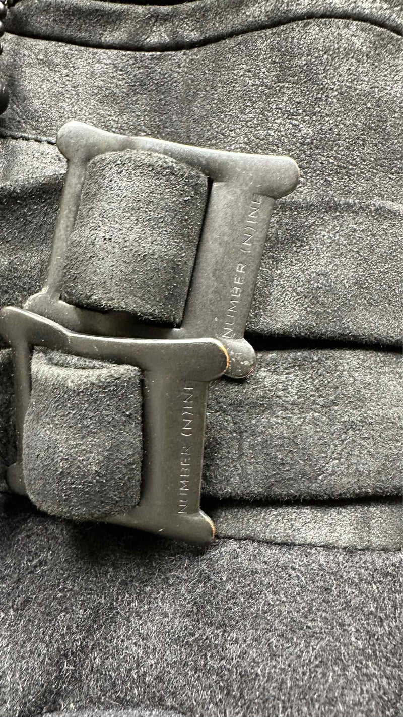 Number (N)ine Detailed Suede Hybrid Coat