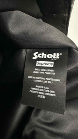 Schott X Supreme Leather Car Coat