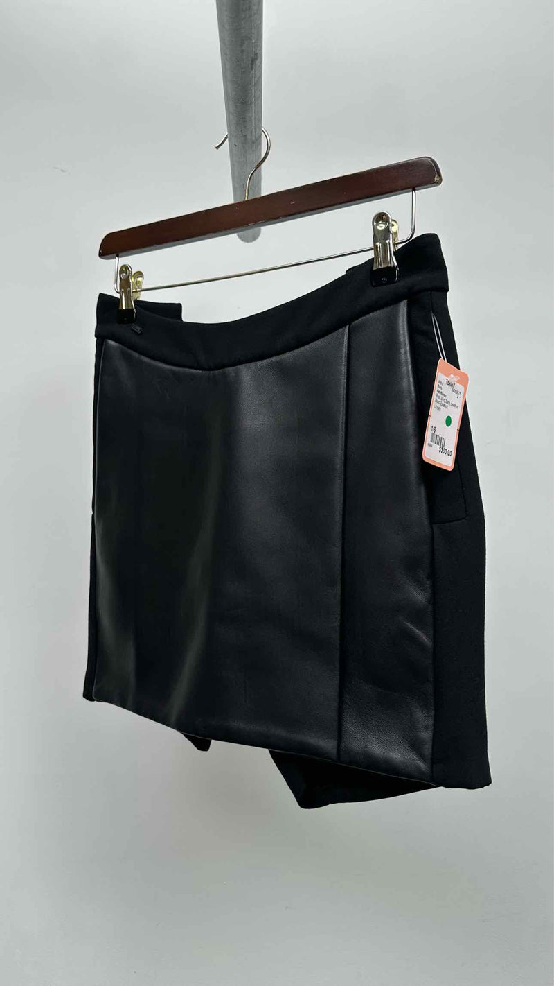 Rad Hourani Hybrid Layered Leather Skorts