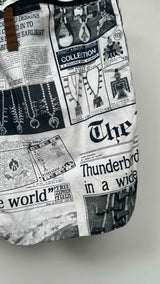 Kapital Combed Burberry Pueblo Newspaper-printed Easy Shorts