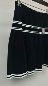 Casablanca Pleated Tennis Mini Skirt