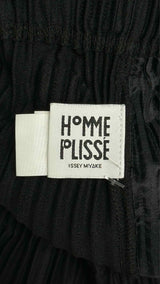 Homme Plisse Oversized Fold Wrapped Pleated Skirt