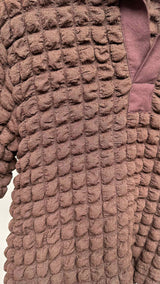 Eckhaus Latta Bubble-texture Polo Shirt