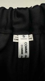 Comme Des Garcons Comme Des Garcons Raffled-bottom Wide Easy Pants