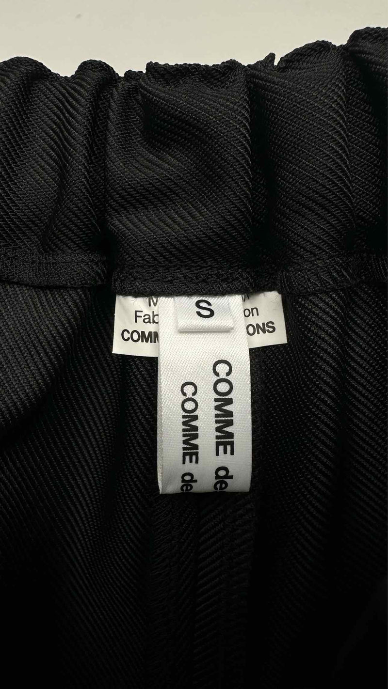 Comme Des Garcons Comme Des Garcons Raffled-bottom Wide Easy Pants