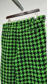 Comme Des Garcons Homme Plus Houndstooth Wool Shorts