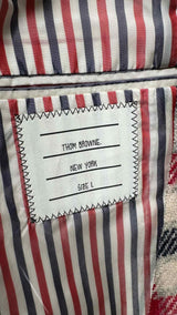 Thom Browne Checker Tweed Blazer Jacket