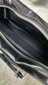 Dior Homme Glossy-Leather Document Brief Bag